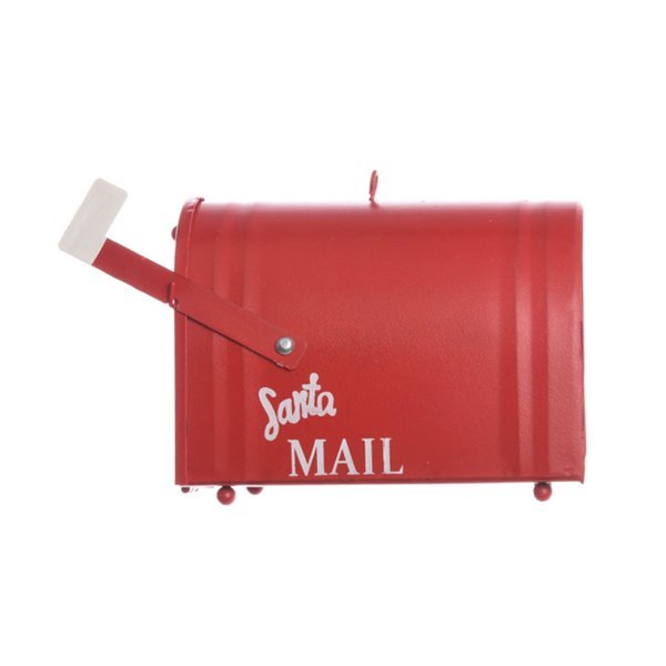 Χριστουγεννιάτικο Μεταλλικό Γραμματοκιβώτιο Κόκκινο (10.5cm)